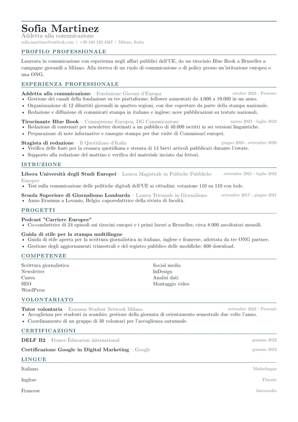 Curriculum nel modello Grid