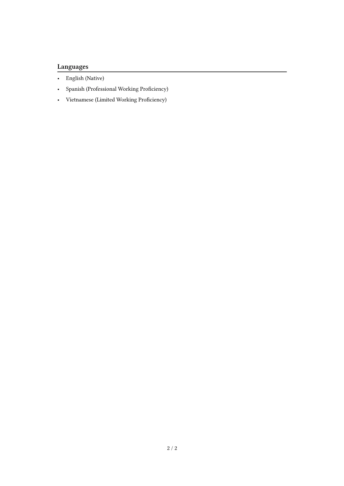 Cardiology Physician Assistant Resume Example CV template - Page 2