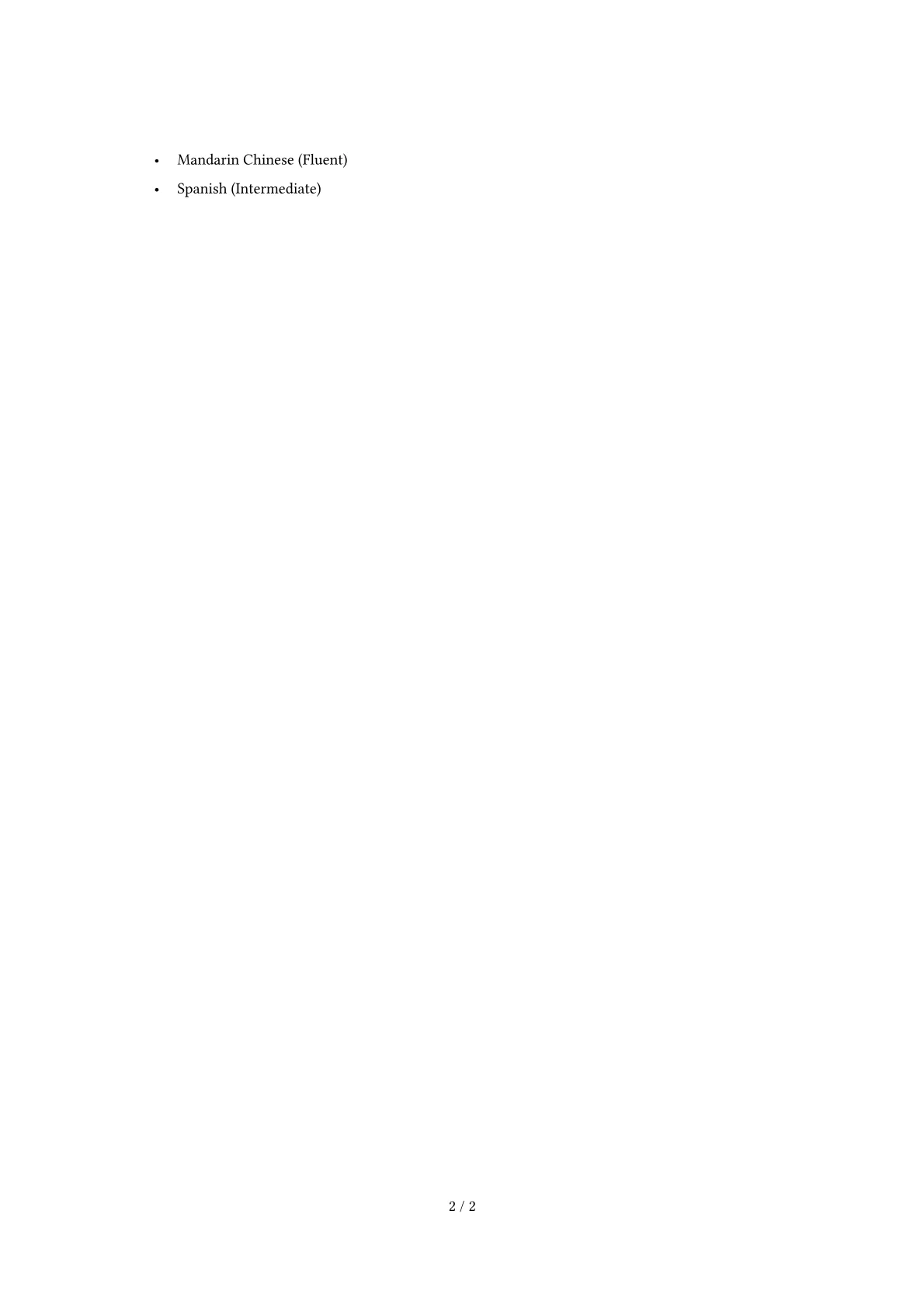 Homeopathic Doctor Resume Example CV template - Page 2