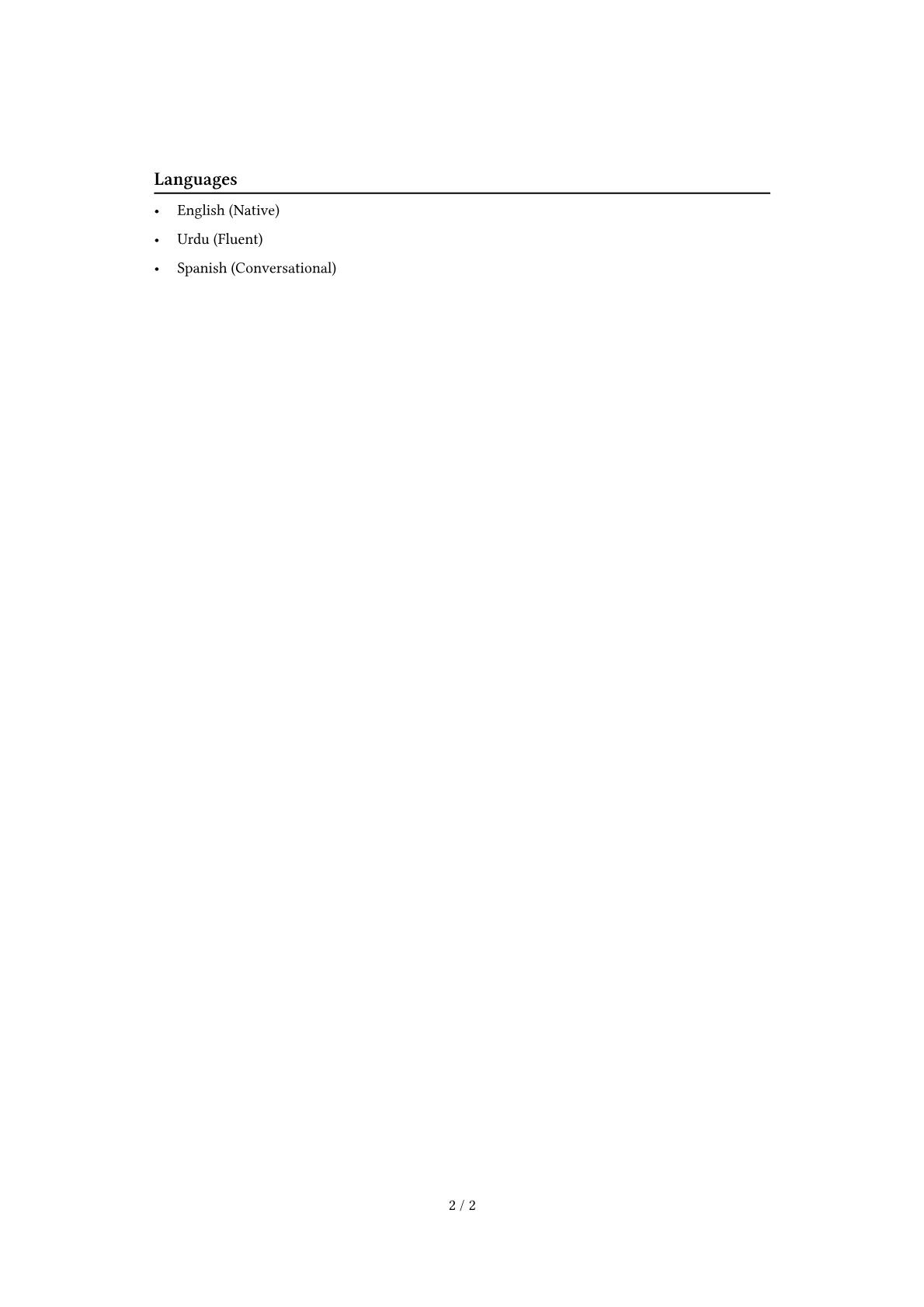 Licensed Master Social Worker Resume Example CV template - Page 2
